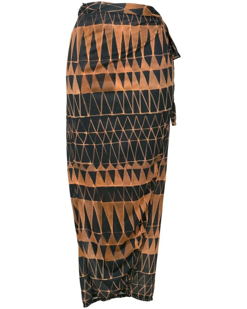 BRIGITTE Sarong mit Print Mehrfarbig