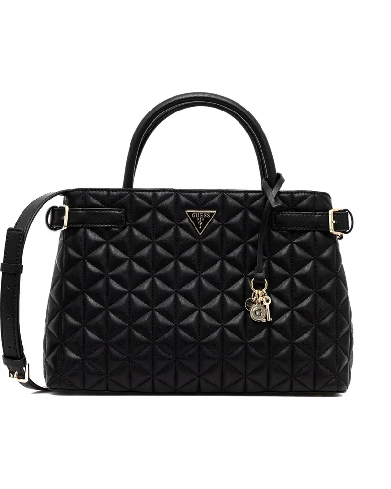 Guess Gesteppter Paisleigh Tote Bag - Schwarz Schwarz