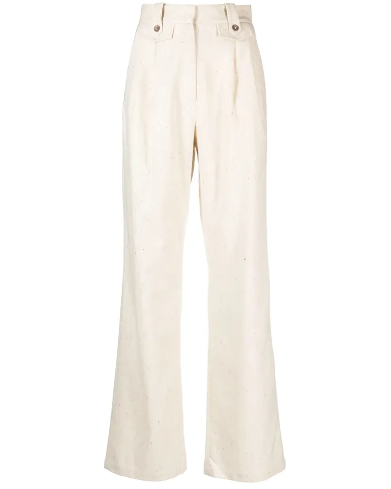 DESTREE Charlotte Cropped-Hose - Nude Nude