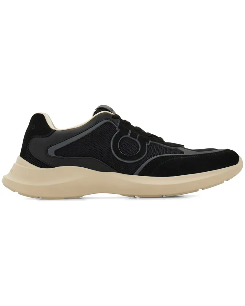 Ferragamo Gancini Sneakers - Black Black