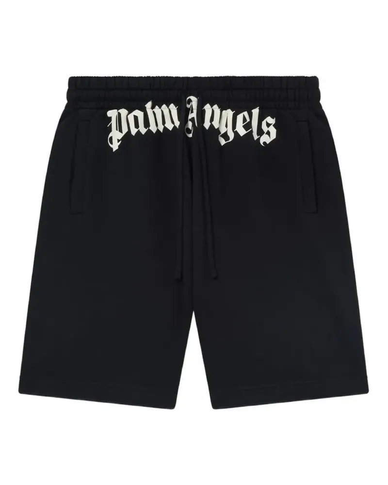Palm Angels Shorts mit Kordelzug - Schwarz Schwarz