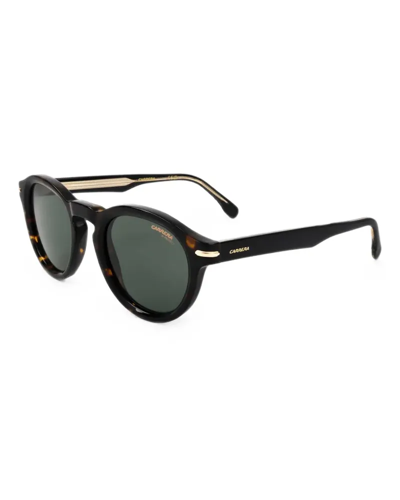 Carrera tortoiseshell-effect round-frame sunglasses - Schwarz Schwarz
