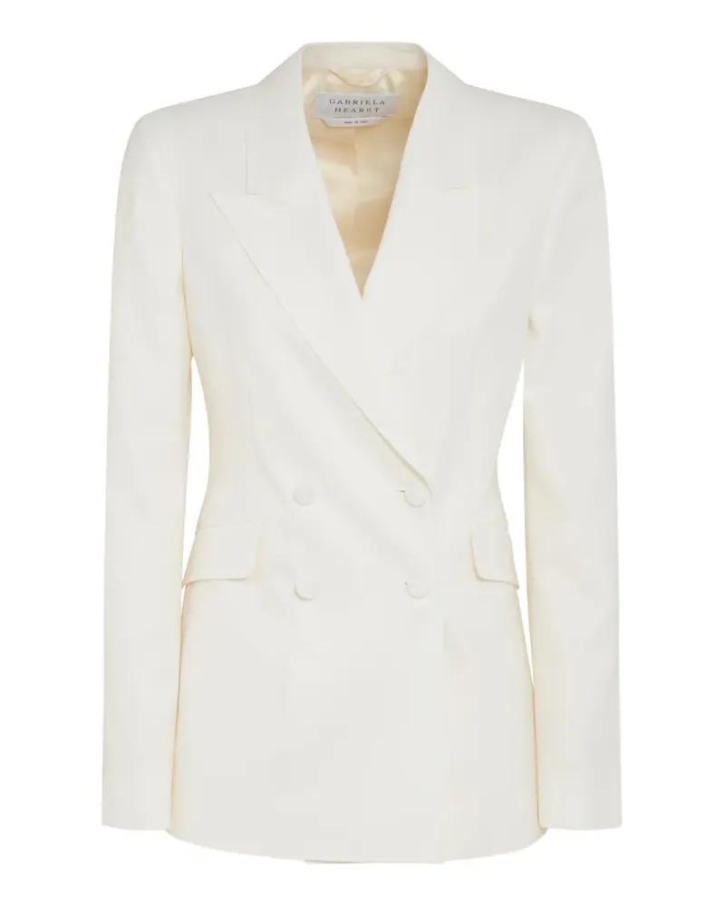 Gabriela Hearst double-breasted blazer - Nude Nude