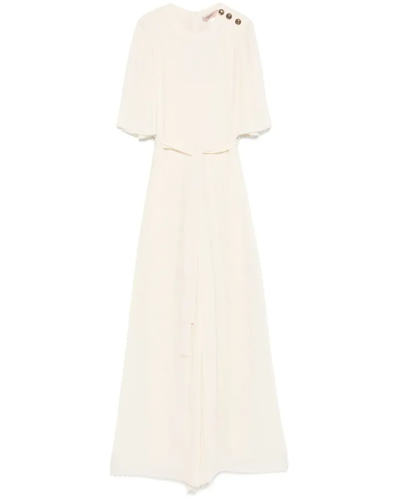 Twin-Set Georgette-Jumpsuit aus Krepp - Nude Nude