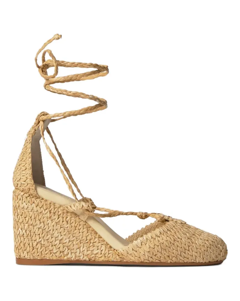 Castañer Carly braided espadrilles - Nude Nude