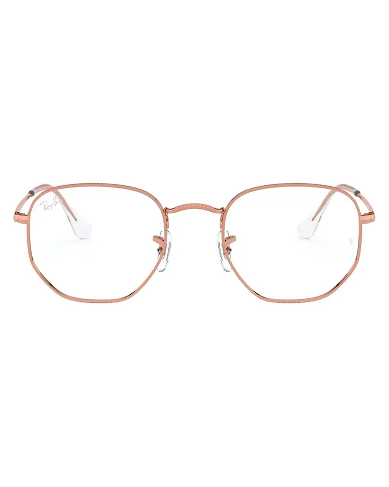 Ray Ban Brille mit geometrischem Gestell - Rosa Rosa