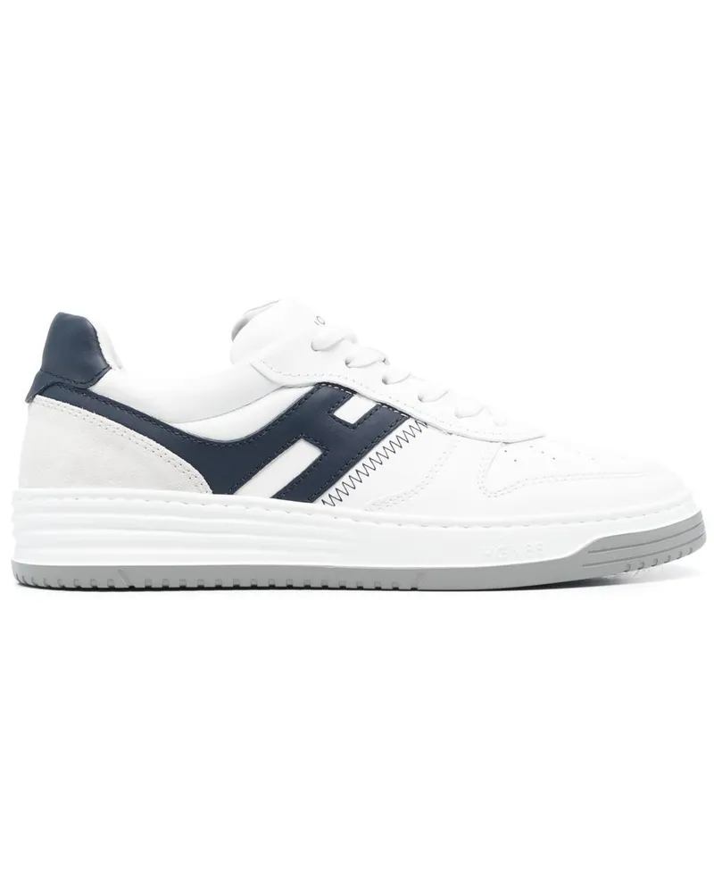 Hogan H630 Sneakers mit Logo-Patch - Weiß Weiß