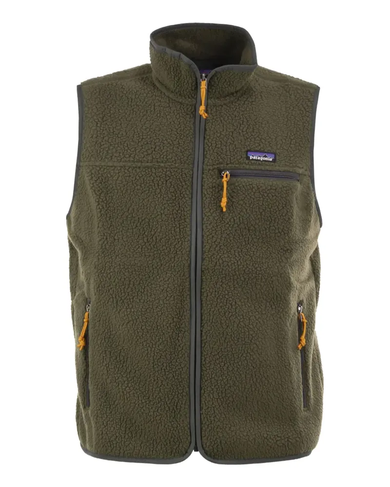 Patagonia Retro Pile Weste mit Fleece-Struktur - Grün Grün