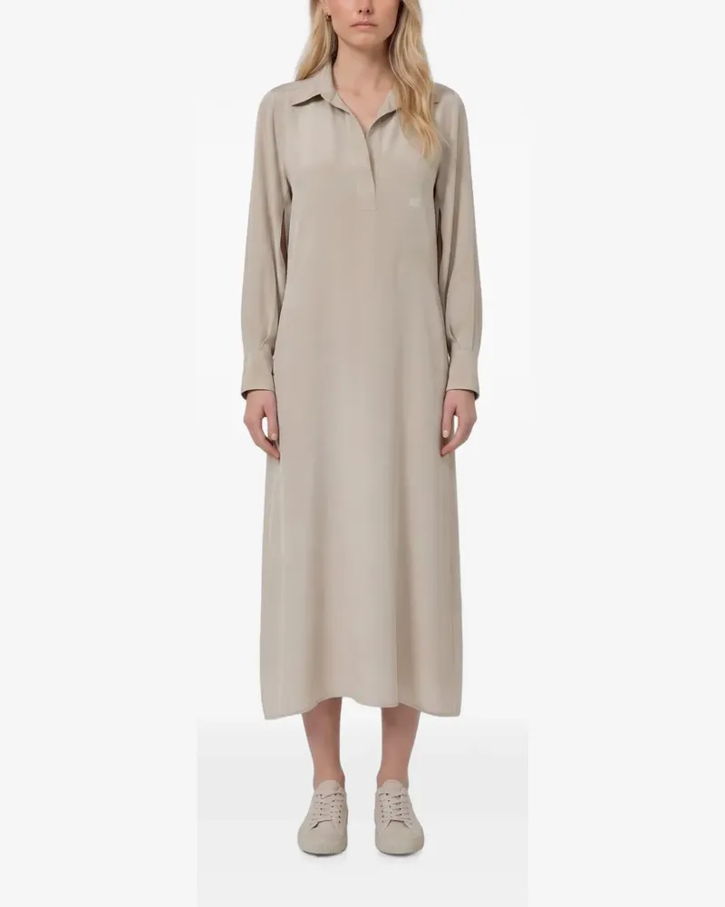 Max Mara Gambero Poloshirt aus Seide - Nude Nude