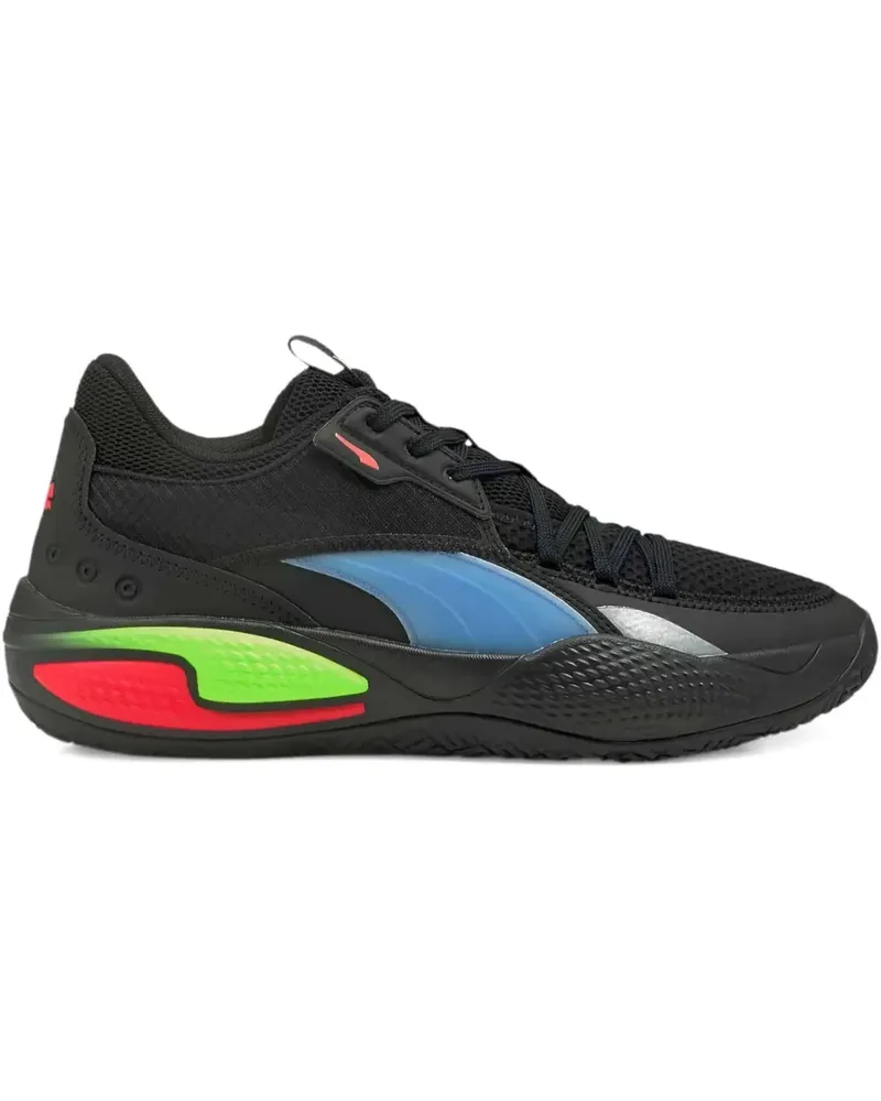 Puma Court Rider Pop "Flare" Sneakers - Schwarz Schwarz