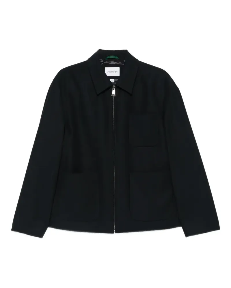 Lacoste zip-up jacket - Schwarz Schwarz