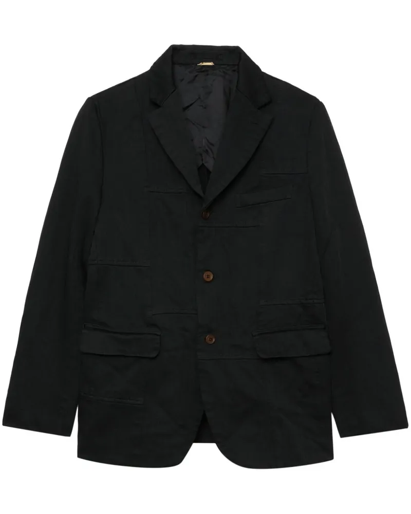 Comme des Garçons Einreihiges Sakko - Schwarz Schwarz