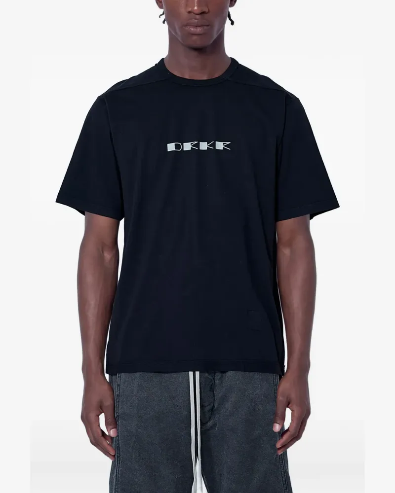 DRKSHDW by Rick Owens T-Shirt mit Logo - Schwarz Schwarz