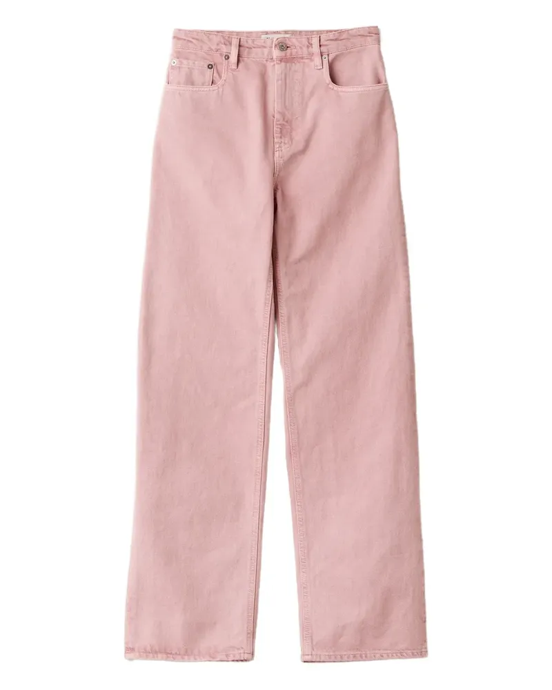 Miu Miu Jeans aus Baumwolle - Rosa Rosa