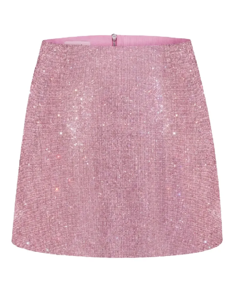 Nuè Camille crystal-embellished mini skirt - Rosa Rosa