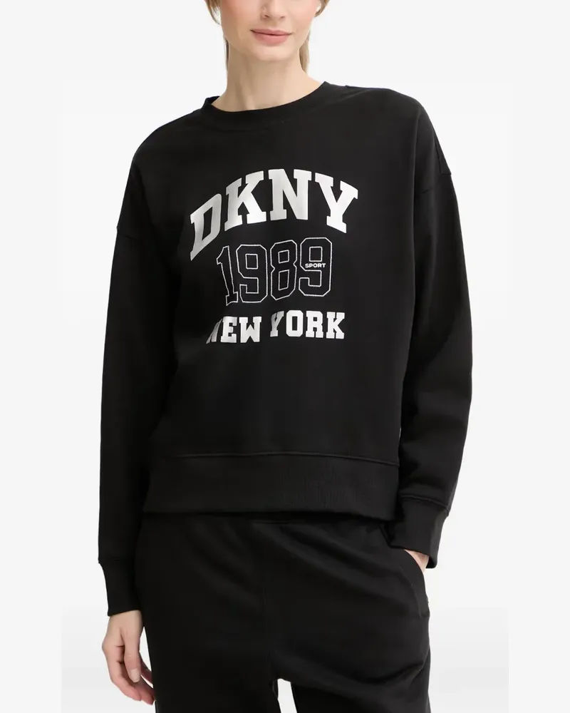 DKNY logo-print sweatshirt - Schwarz Schwarz
