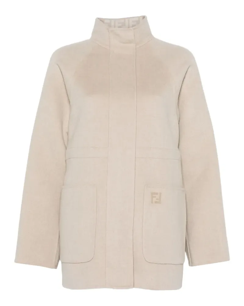 Fendi Jacke aus Wolle - Nude Nude