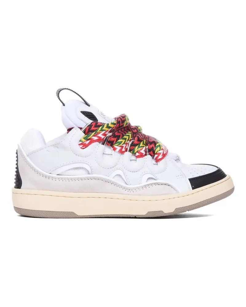 Lanvin Curb round-toe sneakers - Weiß Weiß