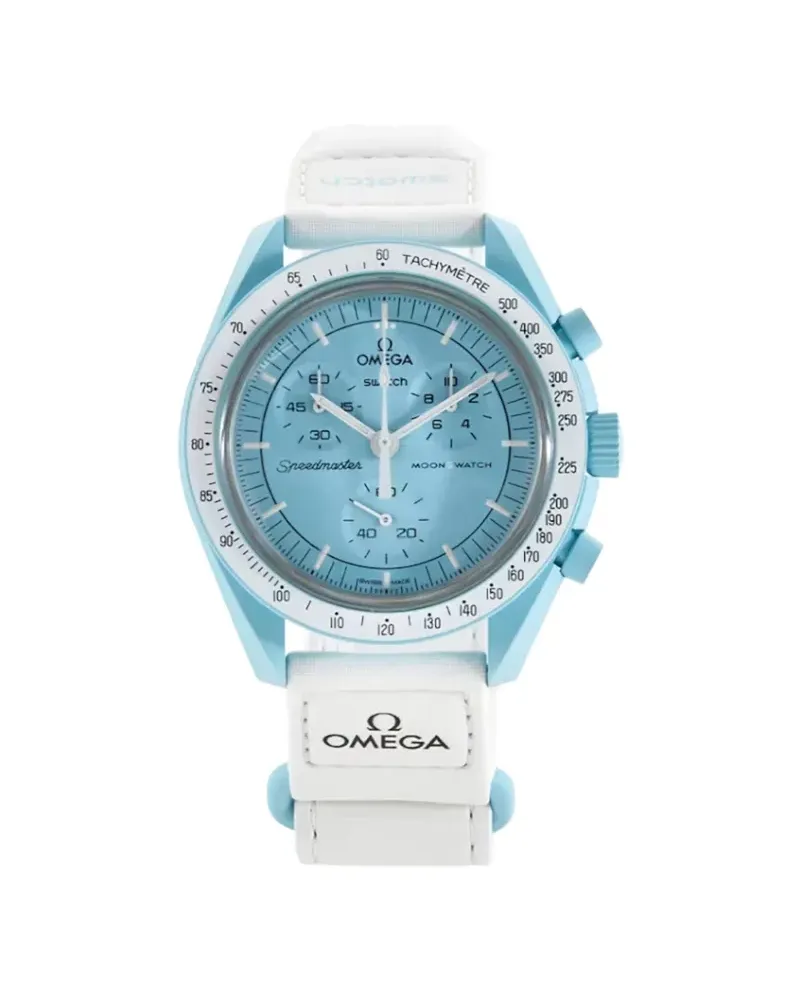 Omega x Swatch Bioceramic Moonswatch 42mm watch - Blau Blau