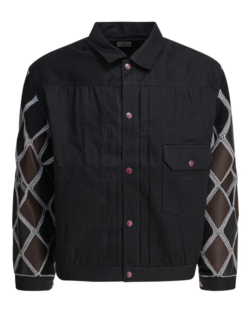 KAPITAL Jacke mit Taschen - Schwarz Schwarz