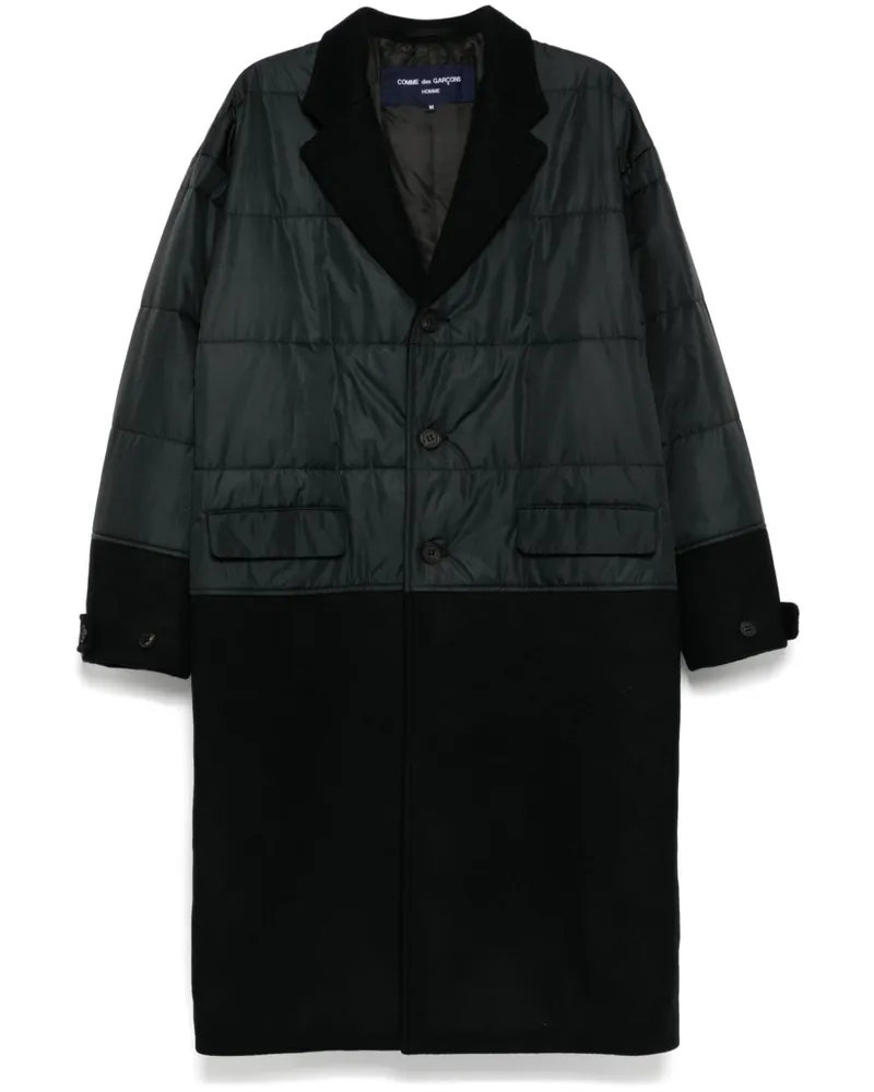 Comme des Garçons Gefütterter Mantel - Schwarz Schwarz