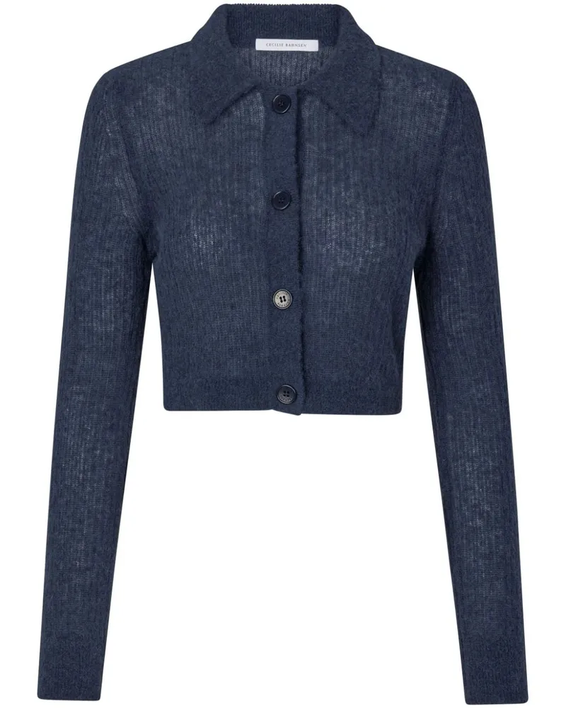 Cecilie Bahnsen Klassischer Cardigan Blau