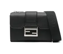 Double Baguette Kuriertasche - Schwarz