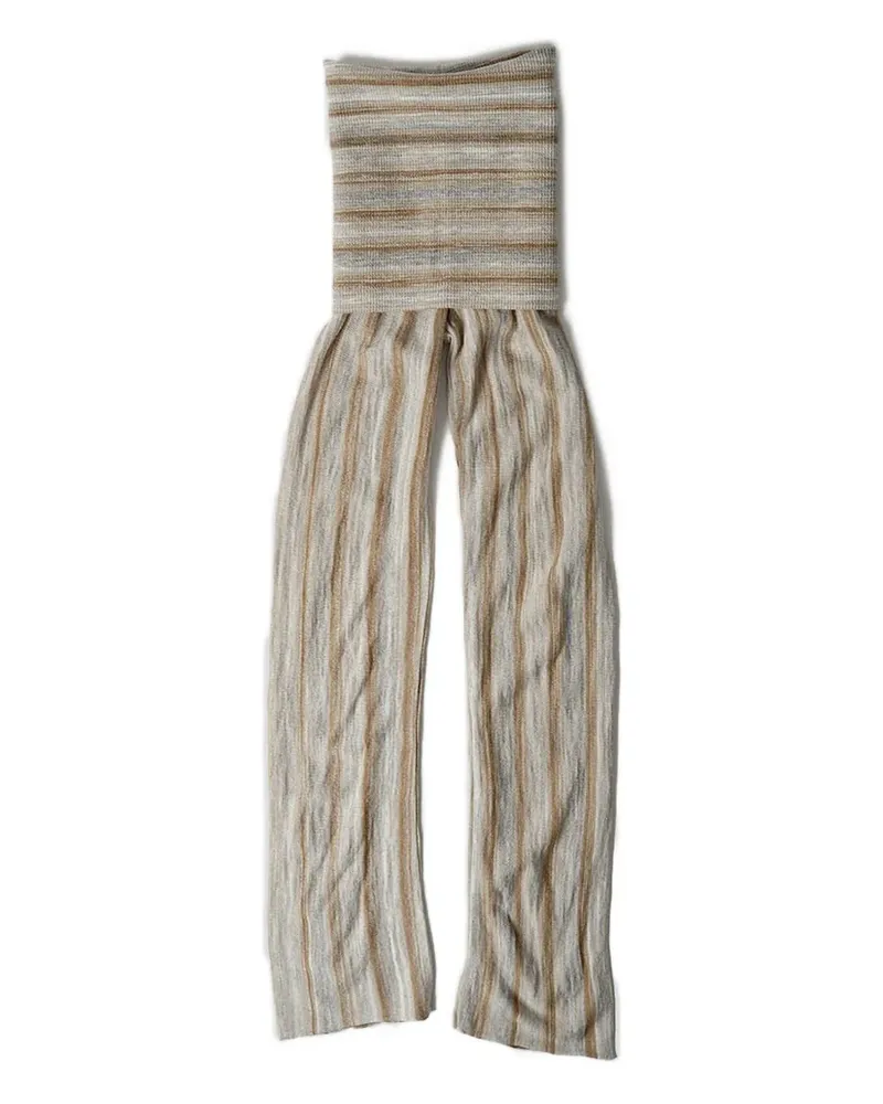 GIMAGUAS Cezza striped trousers - Nude Nude
