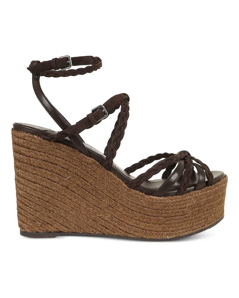 Jimmy Choo Nyra braided platform sandals - Braun Braun