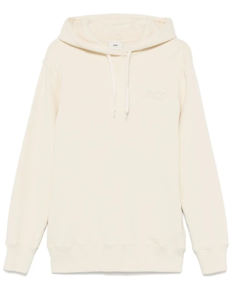 AUTRY Hoodie mit Logo-Patch - Nude Nude