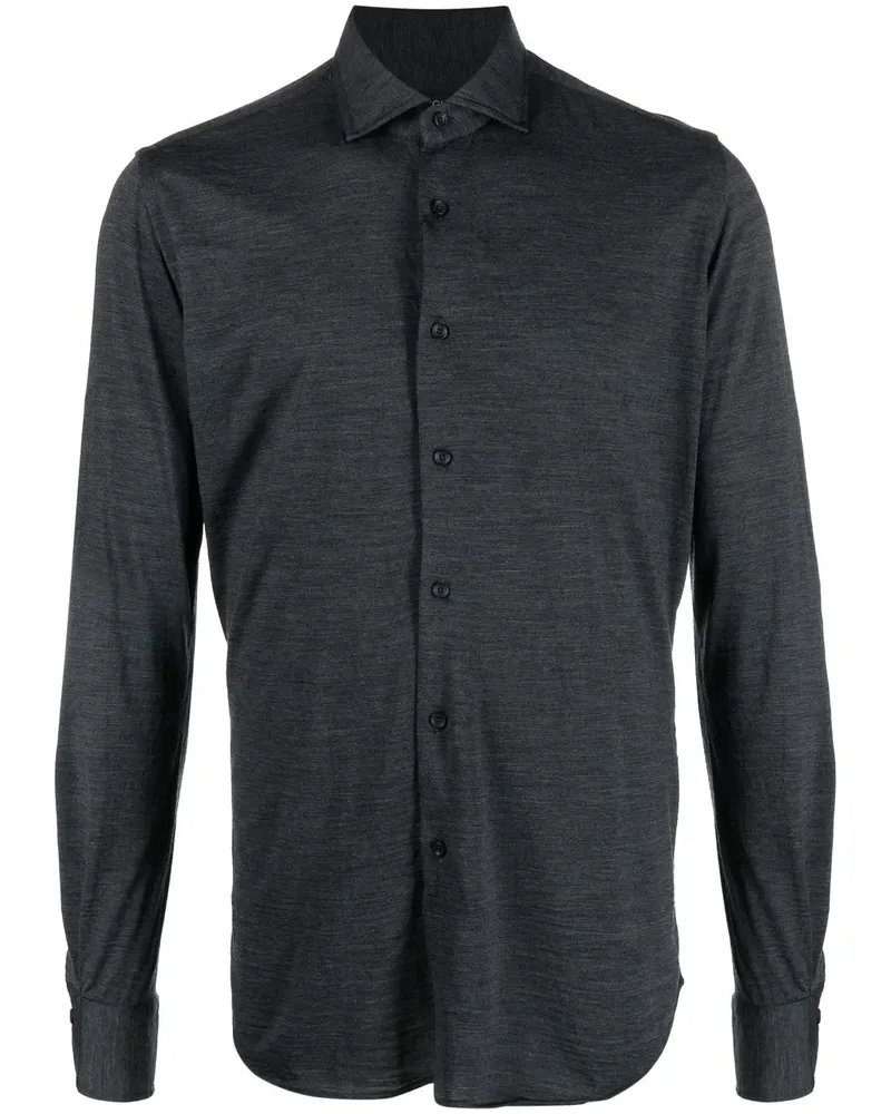 Dell'oglio Klassisches Hemd - Grau Grau