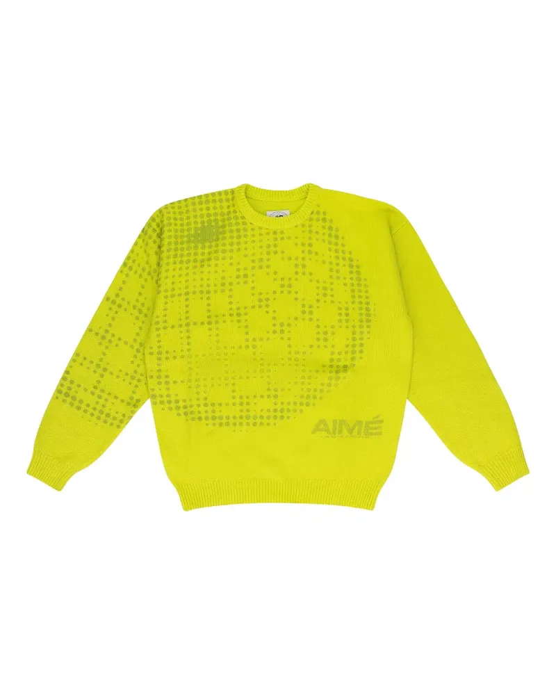 Aimé Leon Dore x New Balance Pullover mit Geo-Print - Gelb Gelb