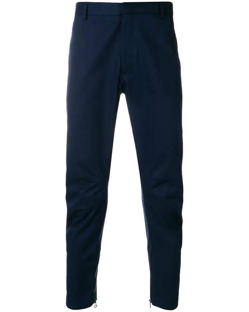 Lanvin Biker-Hose mit Rüschen - Blau Blau