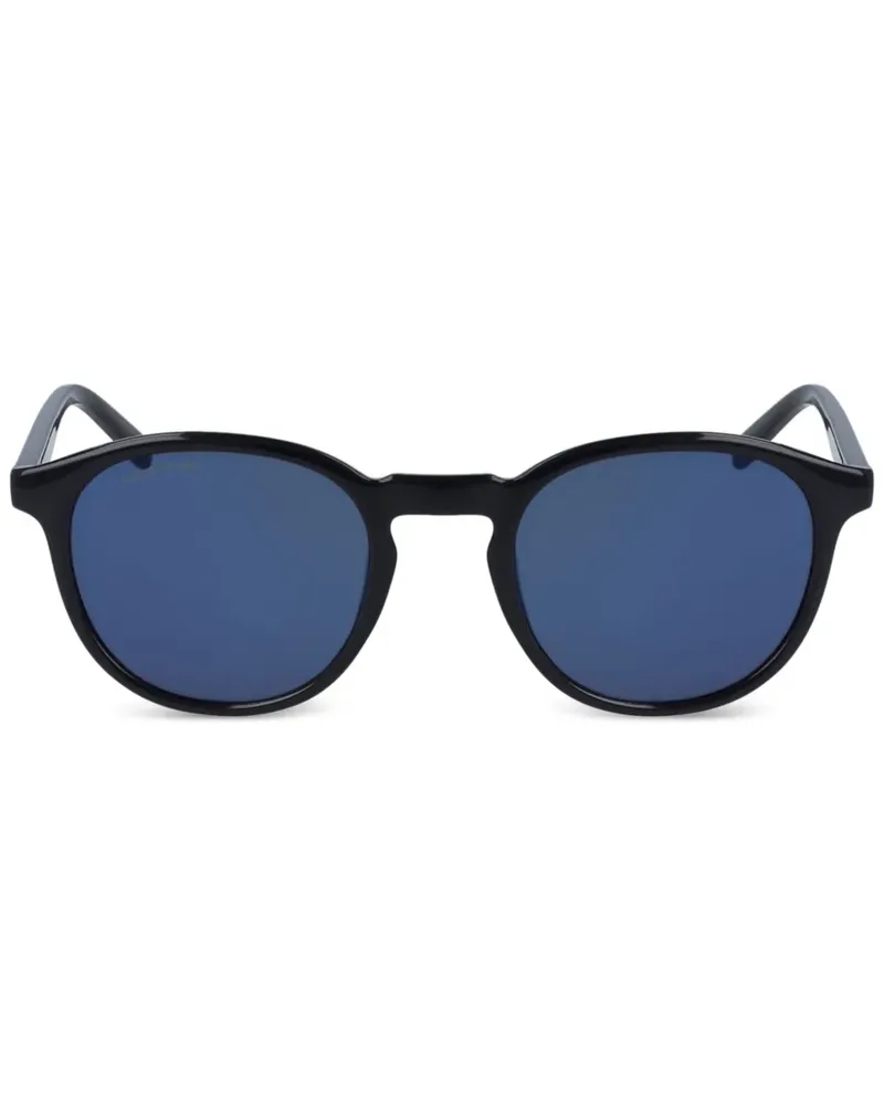Lacoste Sonnenbrille mit Logo-Print - Blau Blau