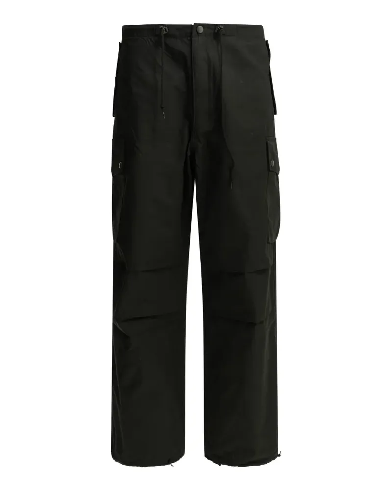 NEEDLES multi-pocket drawstring cargo pants - Schwarz Schwarz
