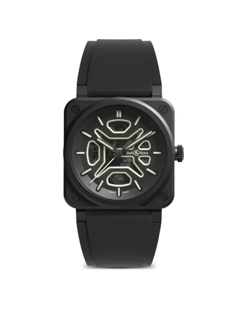 Bell & Ross BR-03 Skeleton Lum Ceramic 41mm - Schwarz Schwarz