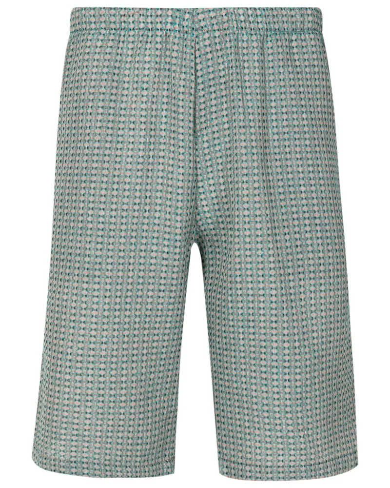 Amir Slama Gestrickte Shorts GrüN