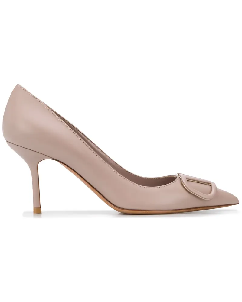 Valentino Garavani 80mm Pumps mit VLOGO - Rosa Rosa