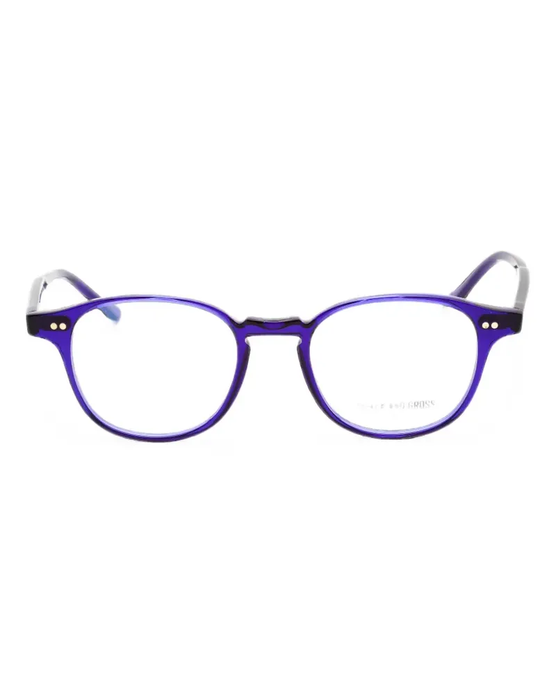 Cutler and Gross CG1312 Brille mit rundem Gestell - Violett Violett