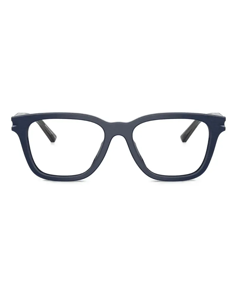 Giorgio Armani Brille mit eckigem Gestell - Blau Blau
