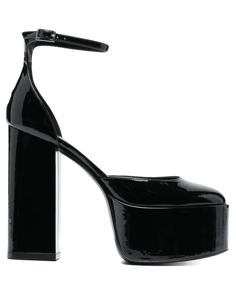 Paris Texas Jane Pumps mit Plateau 130mm - Schwarz Schwarz