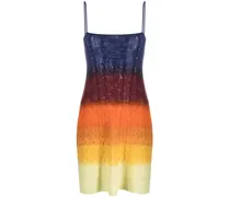 Strickkleid mit Farbverlauf - Orange
