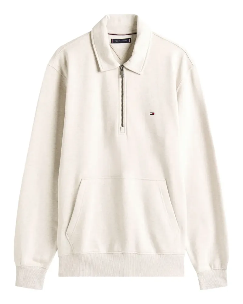 Tommy Hilfiger Poloshirt mit Reißverschluss - Nude Nude