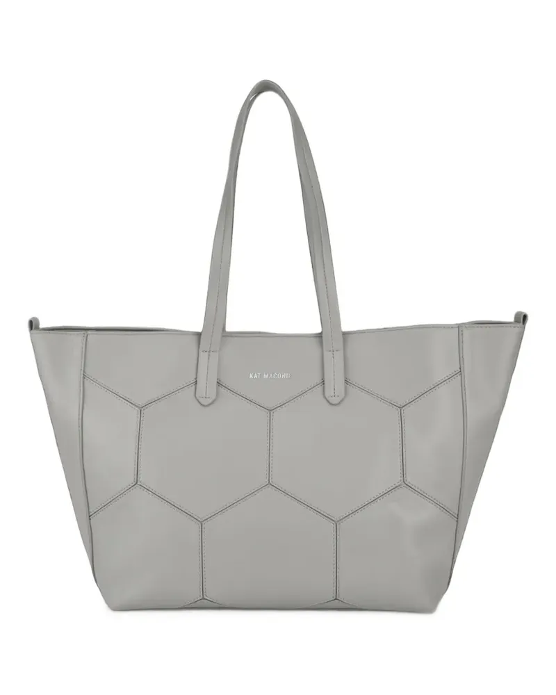 Kat Maconie medium Charlotte geometric-quilted tote bag - Grau Grau