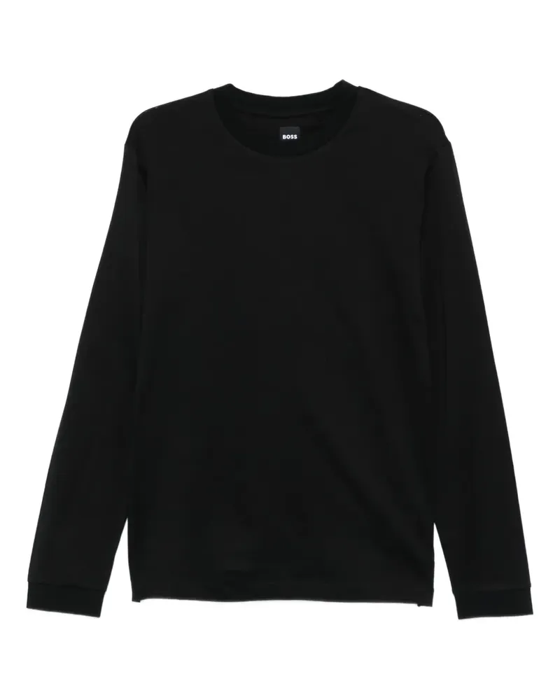 HUGO BOSS Pullover aus Baumwolle - Schwarz Schwarz