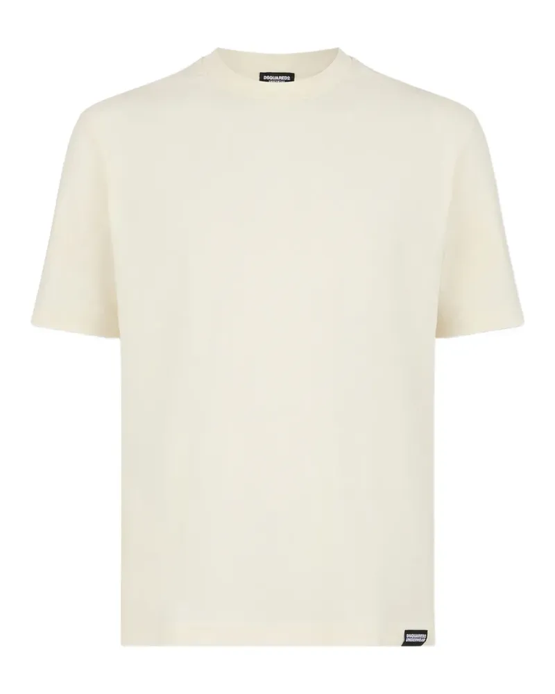 Dsquared2 T-Shirt mit Logo-Print - Nude Nude
