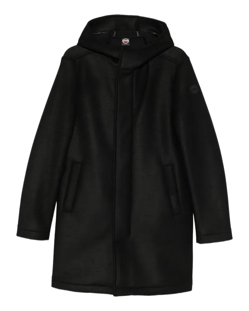 Colmar hooded zip-up coat - Schwarz Schwarz