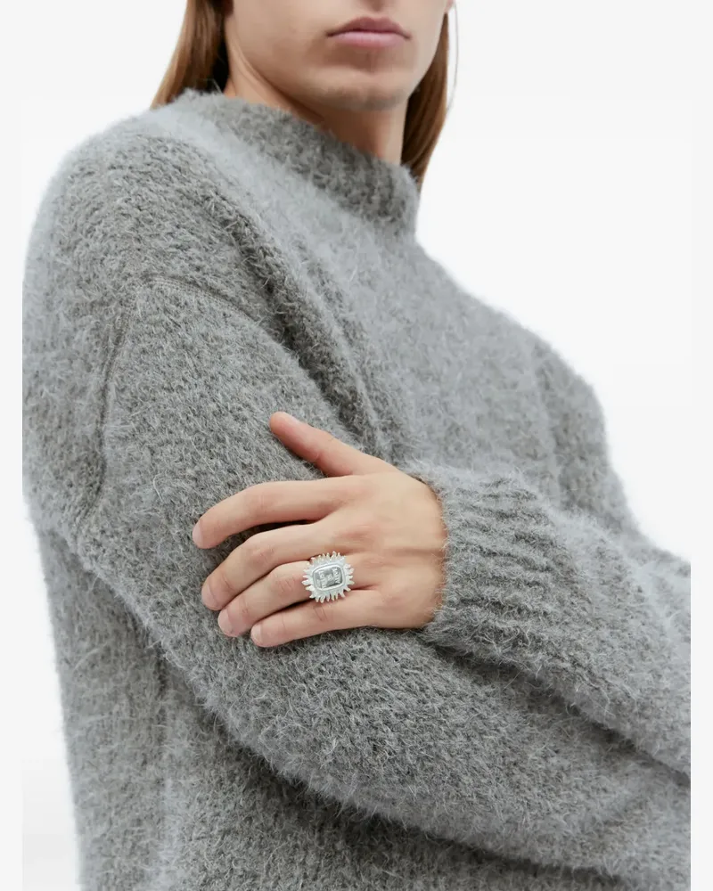 BLEUE BURNHAM Trust is Alive Ring - Silber Silber