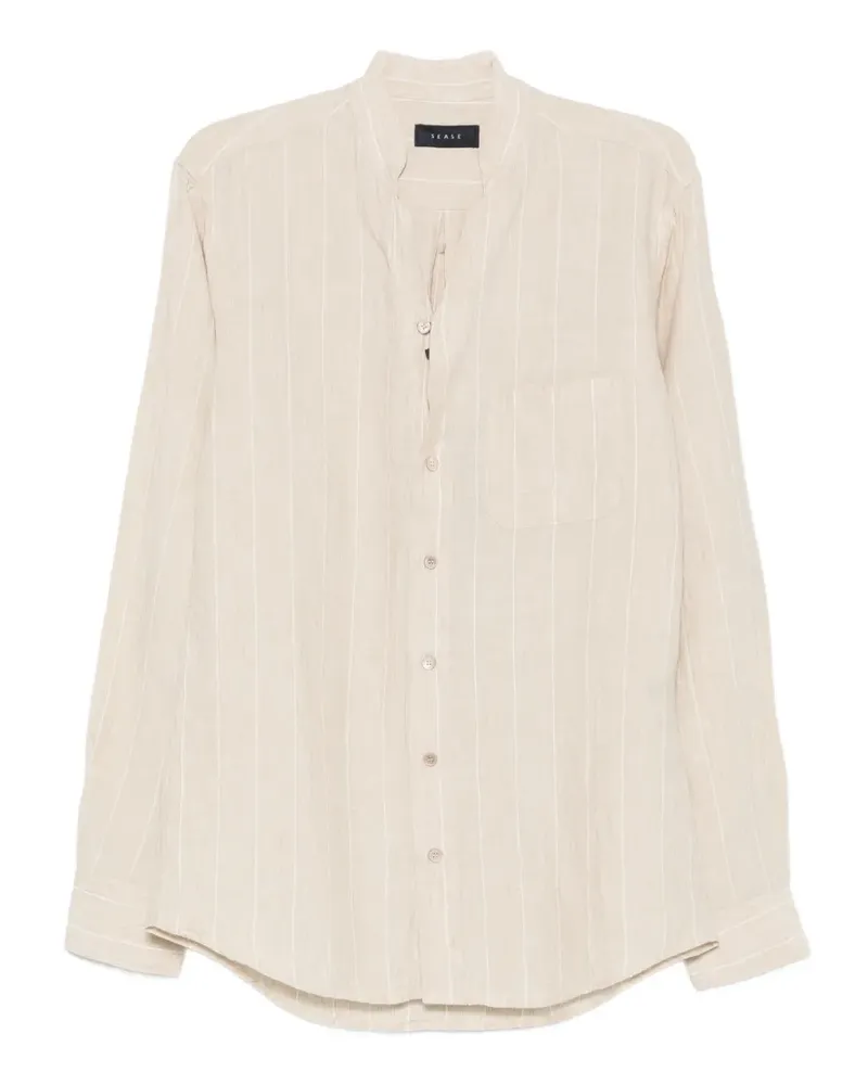 SEASE Fish Tall striped shirt - Nude Nude