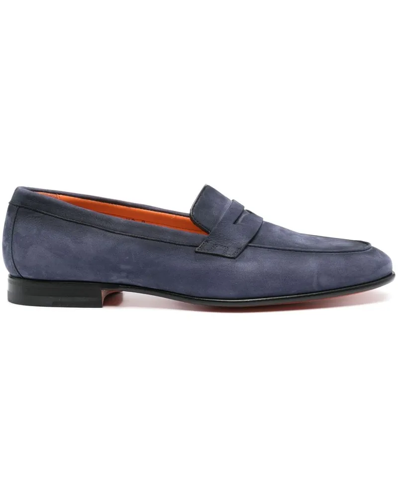 Santoni Klassische Penny-Loafer - Blau Blau